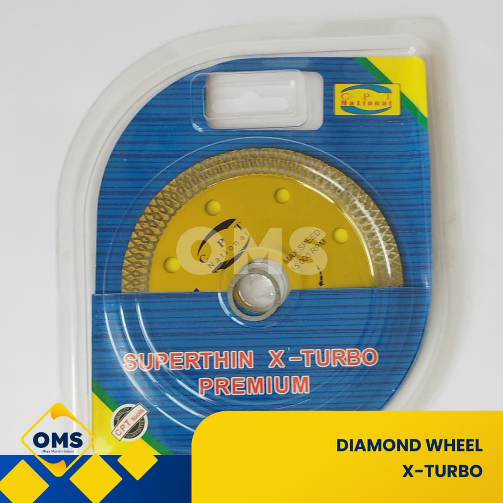 CPT National X-Turbo Premium Diamond Cutting Wheel