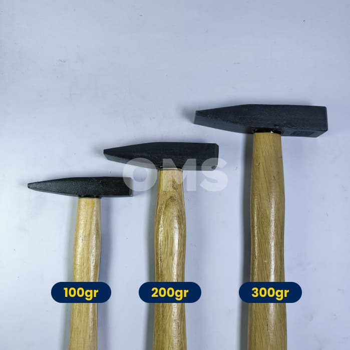 Wooden-Handle Machinist Hammer