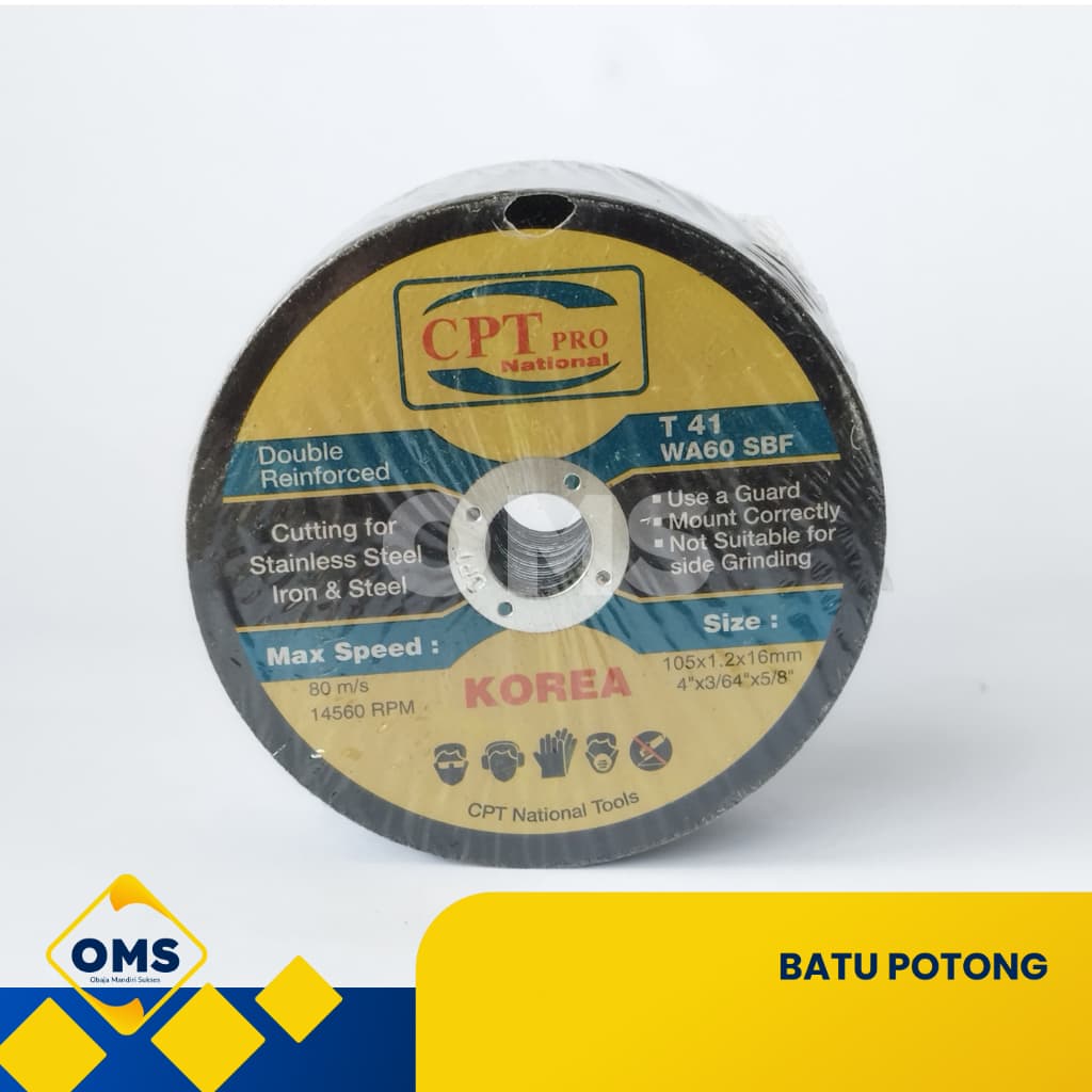 CPT National 4" Cutting Disc 1.2mm (25-Pack)