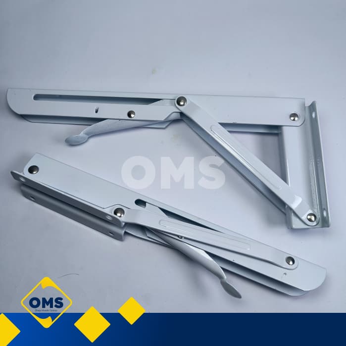 Folding Shelf Bracket 10"–12" (Set of 2)