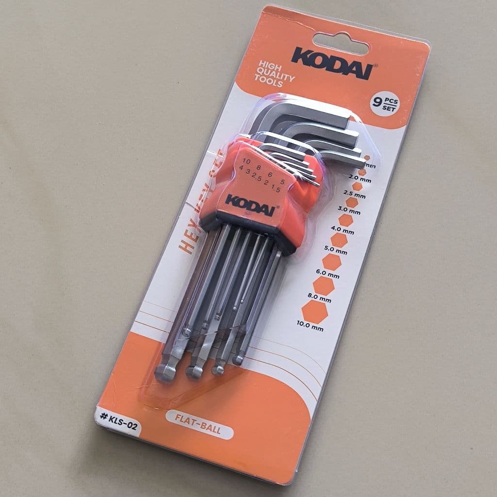 Kodai Ball-Point Hex Key Set